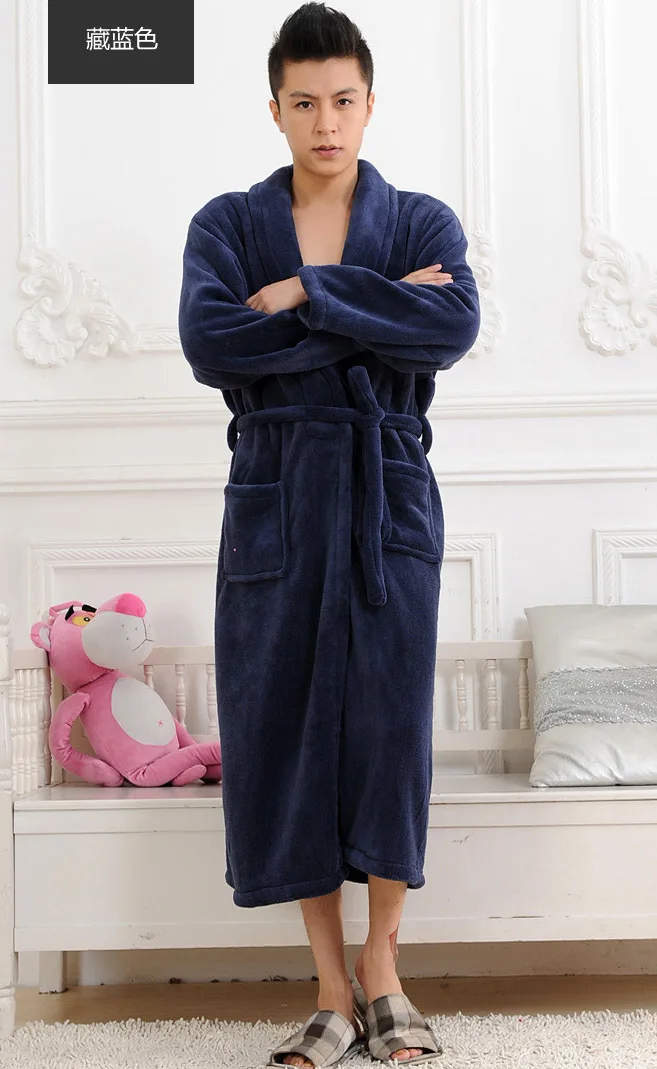 Зима-осень, плотные фланелевые банные халаты для мужчин и женщин, Мужская домашняя одежда, мужская одежда для сна, пижамы для отдыха, пижамы