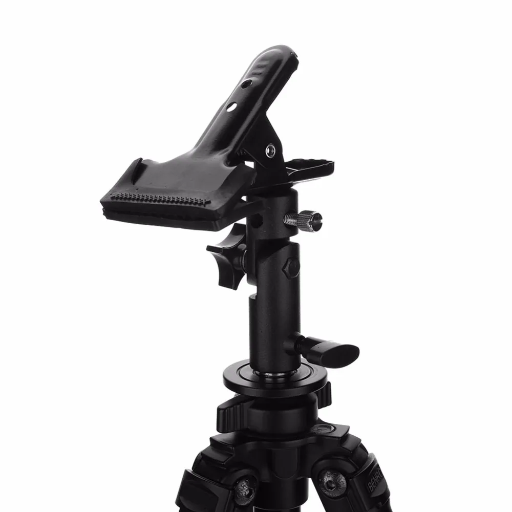 Metal Clamp 3/8'' &amp 1/4'' Screw Mount Rotatable Clip Holder Light Stand Studio Photography Accessory for Photo Reflector |