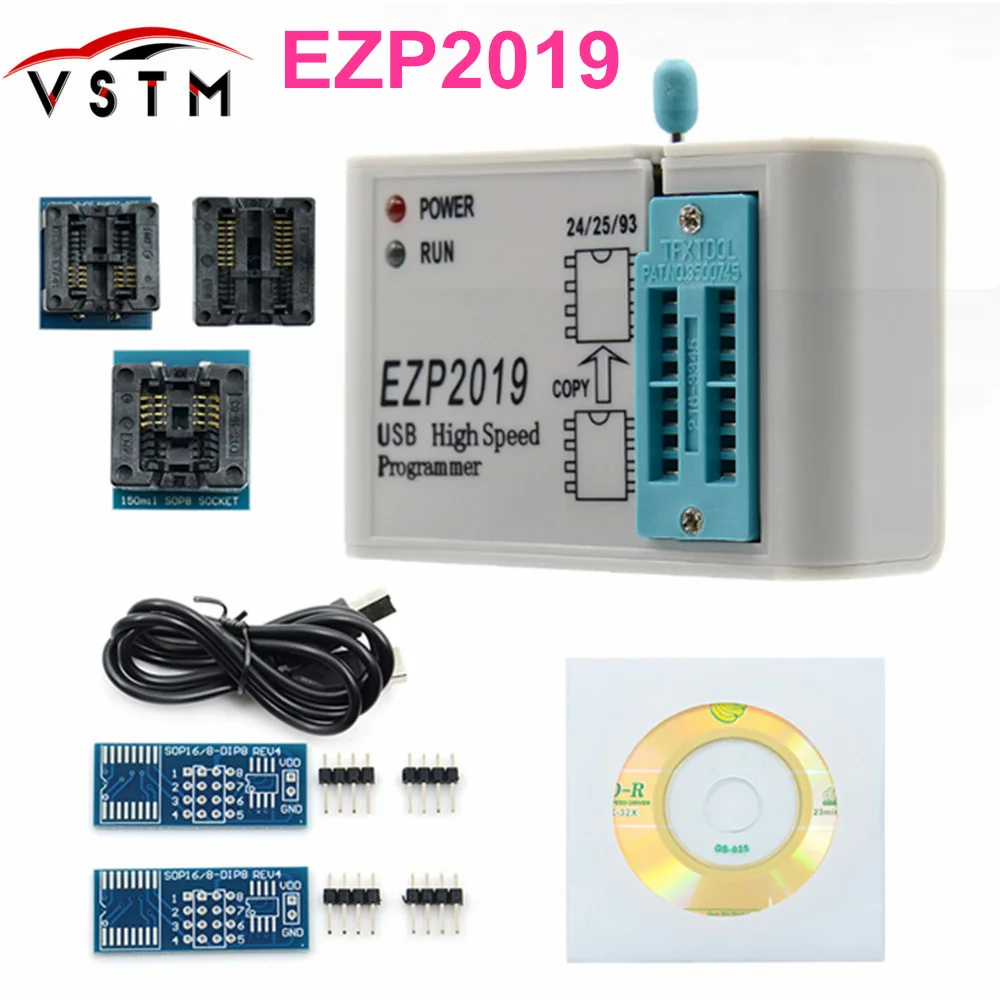 Умная электроника EZP2019 высокоскоростной USB SPI программатор поддержка 24 25 93 EEPROM Flash