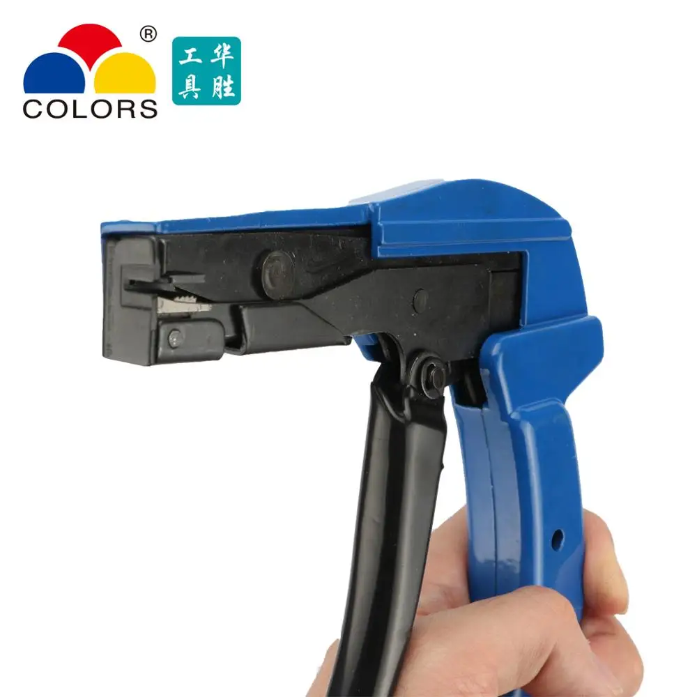 Цвета HS 600A для изготовления нейлоновых кабельных стяжек плоскогубцы зажим