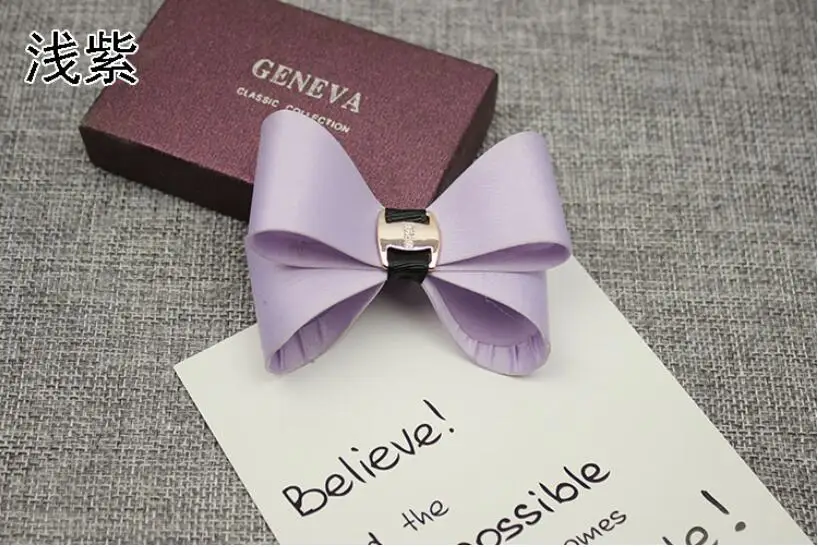 light purple 1 пара; аксессуары для обуви принцессы; зимние модные ботинки с бантом из ленты; обувь на высоком каблуке; украшения - Цвет: light purple