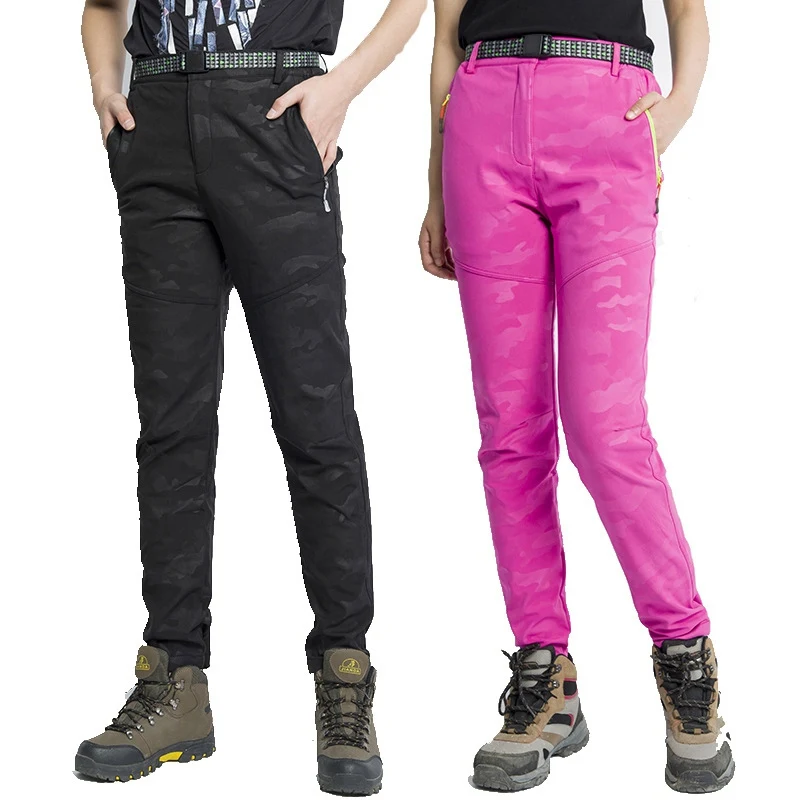 Men Women Windproof Hiking Pants Climbing Mountaineering Trousers Outdoor Camping Waterproof Trekking | Спорт и развлечения