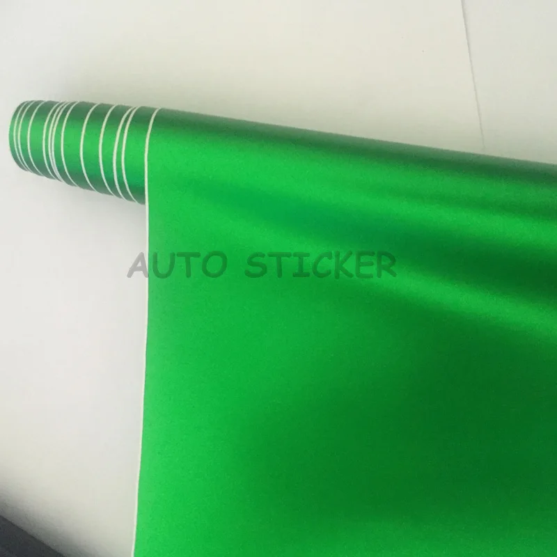 Retailing 10/20/30/40/50cm*152cm Apple Green Metallic Matt Vinyl wrap Car Wrap With Air Bubble Free Wrapping Sticker Foil | Автомобили и