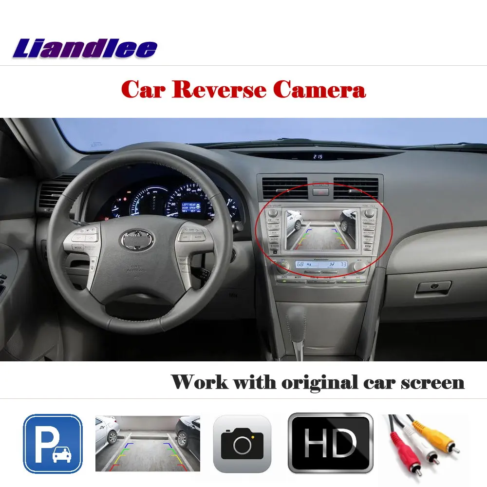 HD обратная парковочная камера для Toyota Camry XV40 2006 2007 2008 2009 2010 2011 резервная заднего