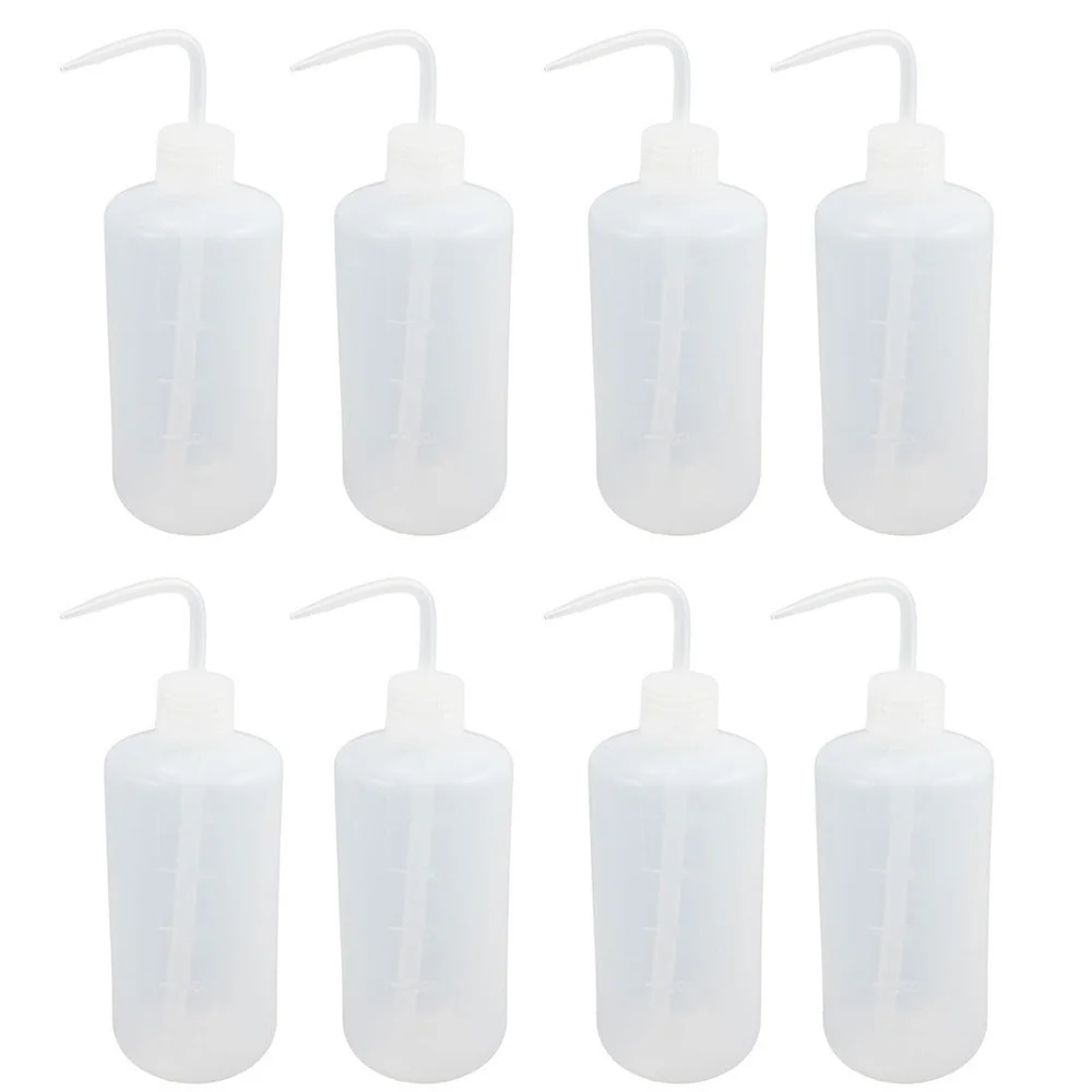 

8pcs 500ml LDPE Economy Wash Bottles Squeeze Bottles for lab use