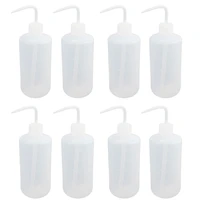 8pcs 500ml ldpe economy wash bottles squeeze bottles for lab use