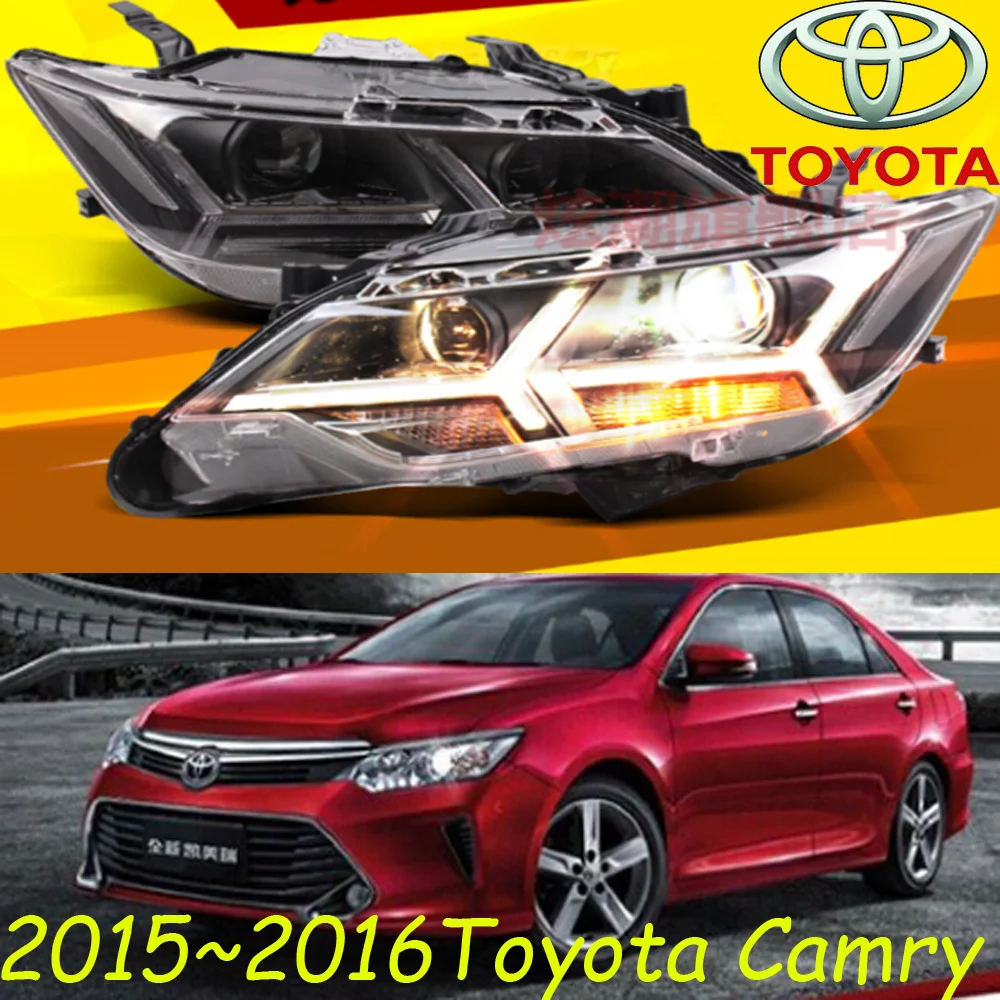Автомобильный бампер фары фара camry aurion 2015 ~ 2017y светодиодный DRL автомобильные