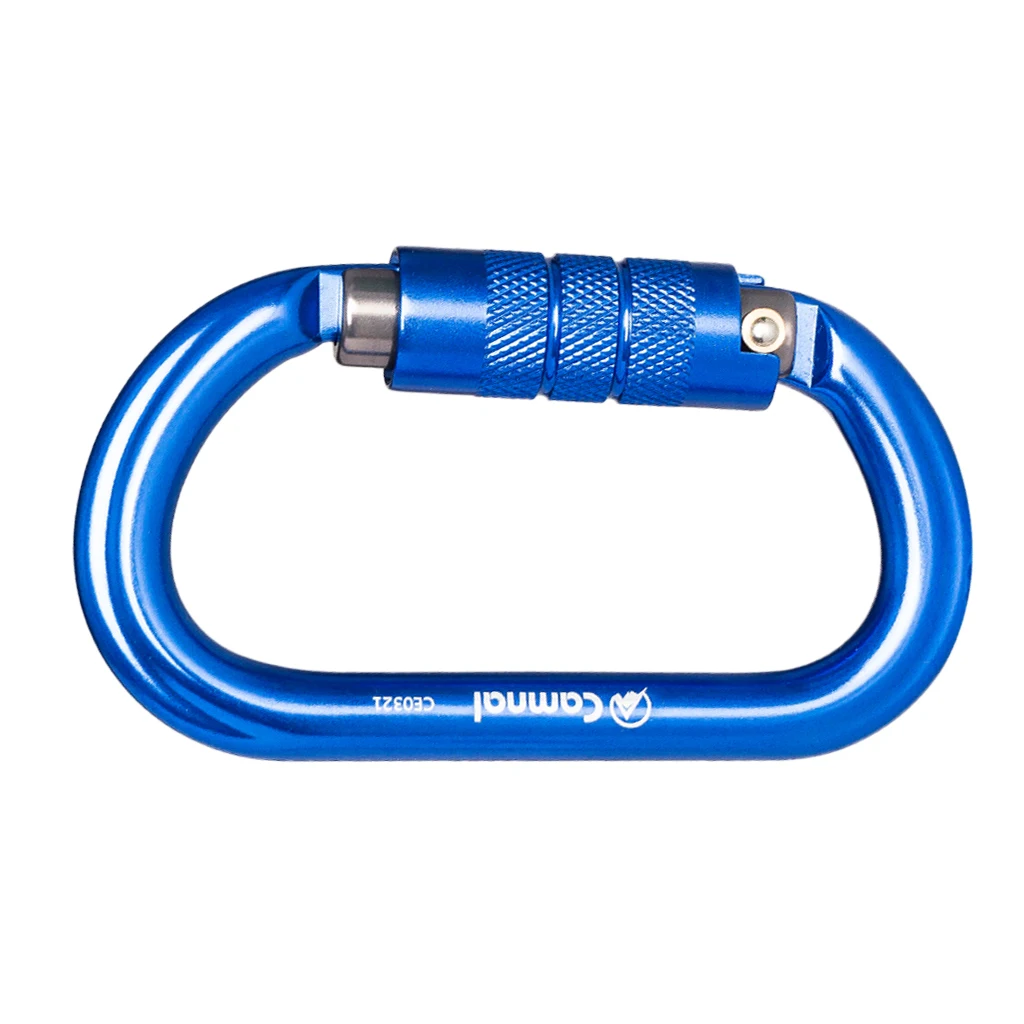 Высокопрочный дерево Arborist Karabiner 5 шт. 25KN алюминиевый карабин спасателя D типа авто замок альпинистский карабин