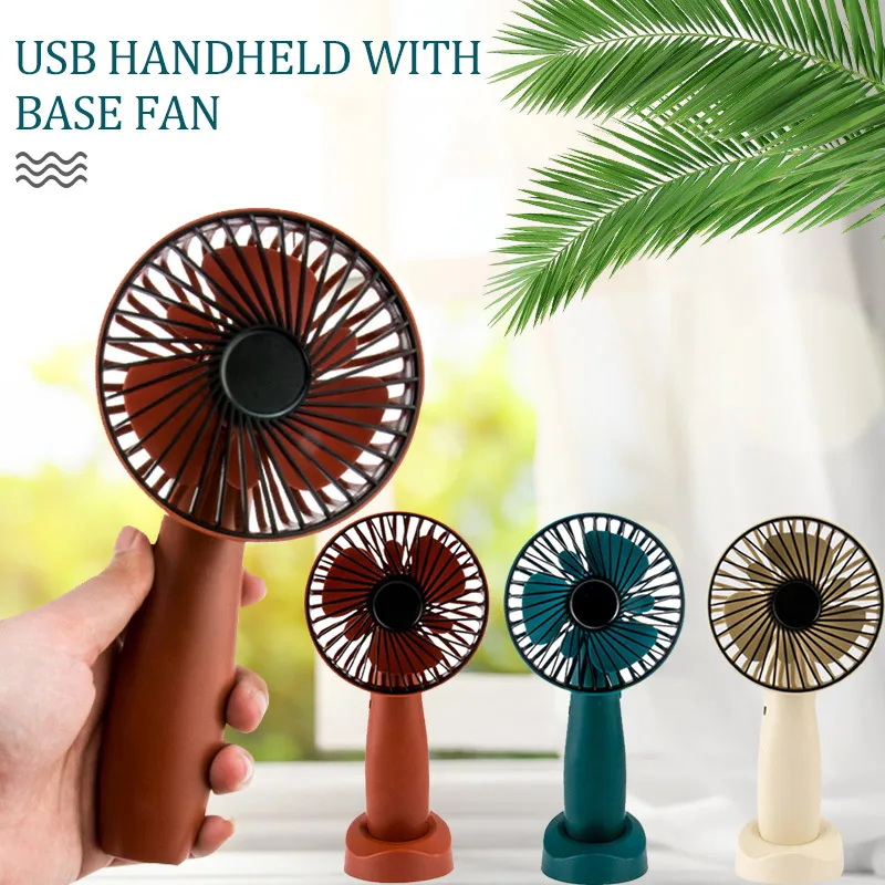 2019 капля с основанием пластиковый Электрический вентилятор портативный милый