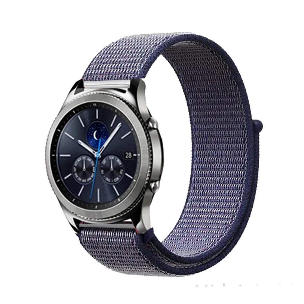 Ремешок Gear S3 Frontier для Samsung Galaxy watch Active/46 мм/42 мм нейлоновый браслет 22 мм/20 ремешок