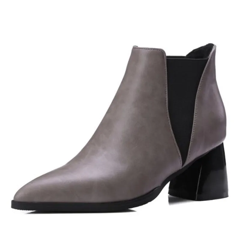 Autumn and winter New style fashion black sexy boots Leisure time Comfortable Cashmere Keep warm Women Boots size 34-43