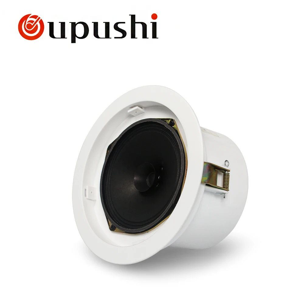 Уличный потолочный динамик OUPUSHI CE99D 4 5 дюйма 6 Вт белый для домашнего ресторана