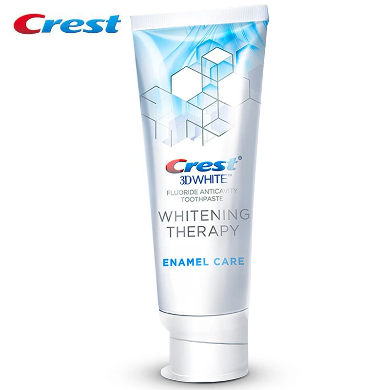 Crest 3D белая эмалированная зубная паста отбеливающая терапия зубные пасты нежный