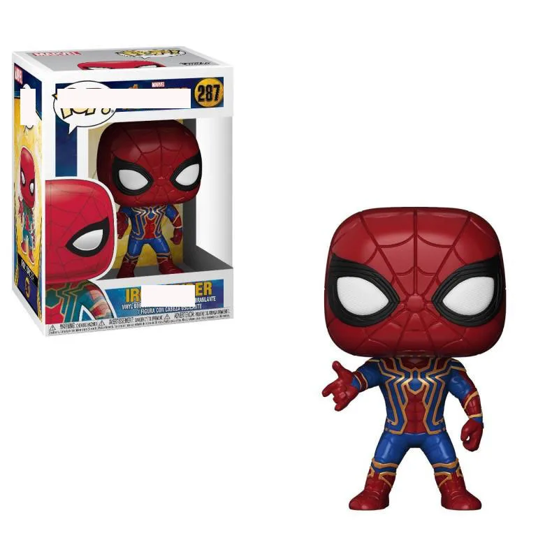 POP Marvel Avengers Infinity War Человек паук Homecoming ПВХ экшн модель игрушки виниловая фигура