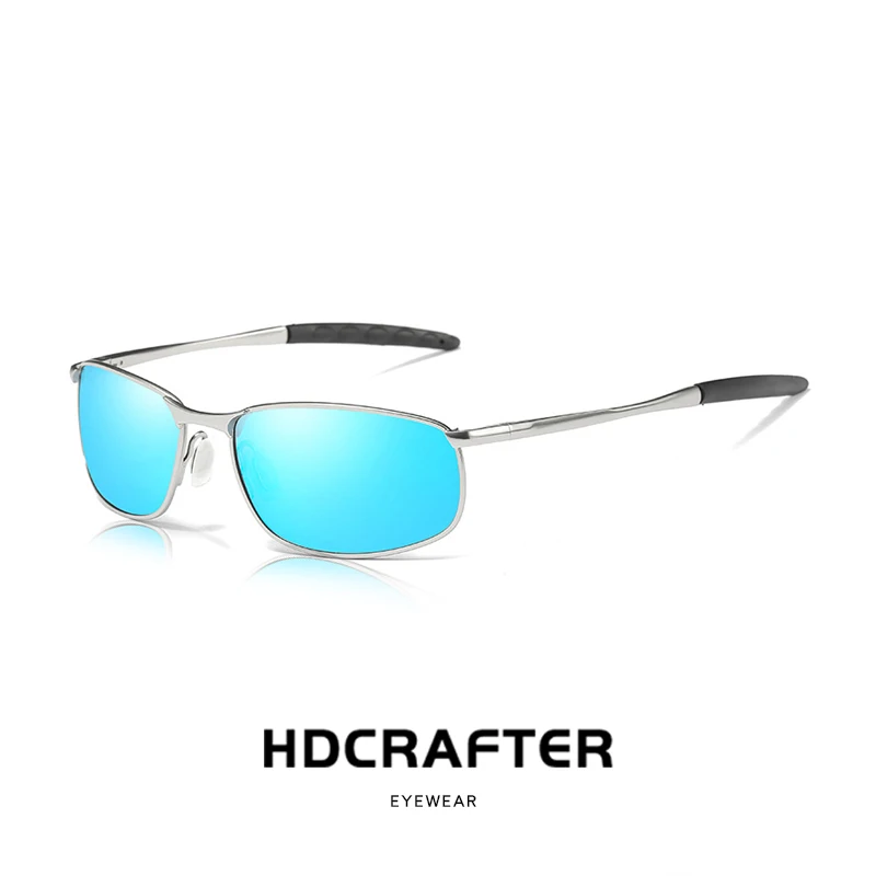 HDCRAFTER Брендовые мужские поляризованные солнцезащитные очки полная оправа из