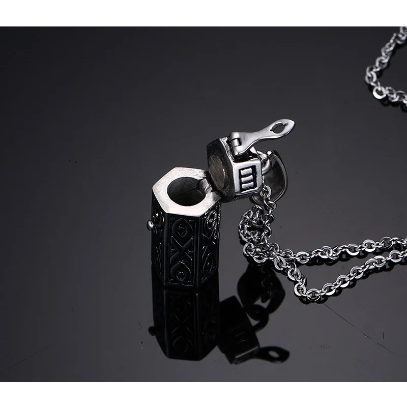 Мужской кулон Mprainbow трубчатый открывающийся ювелирные изделия Remembrance