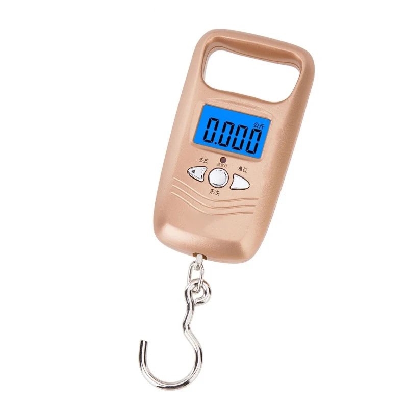 50 кг весы с крючком рыбы Вес Мини подвесные карманные Портативный ЖК дисплей