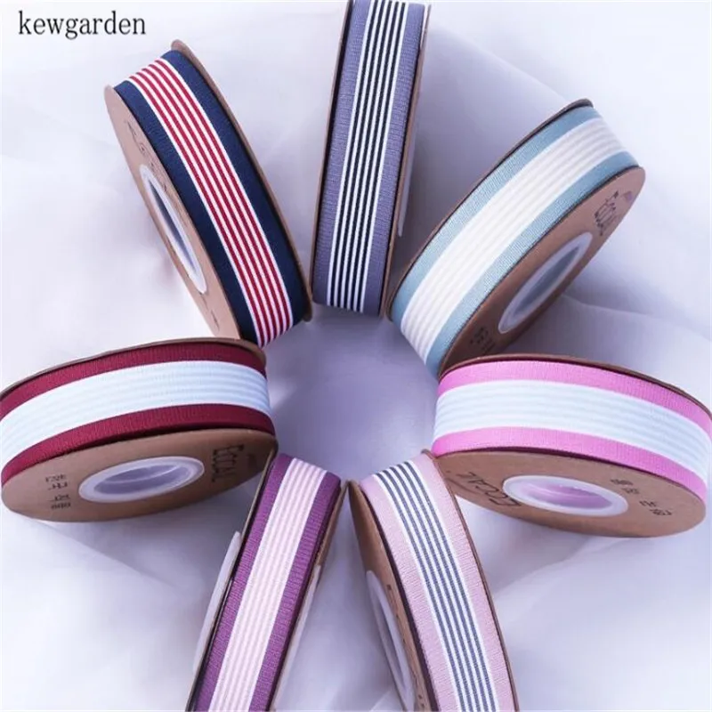 Kewgarden полоса вязание атласные ленты 1 1/2 &quot1&quot вручную изготовленная Лента Сделай