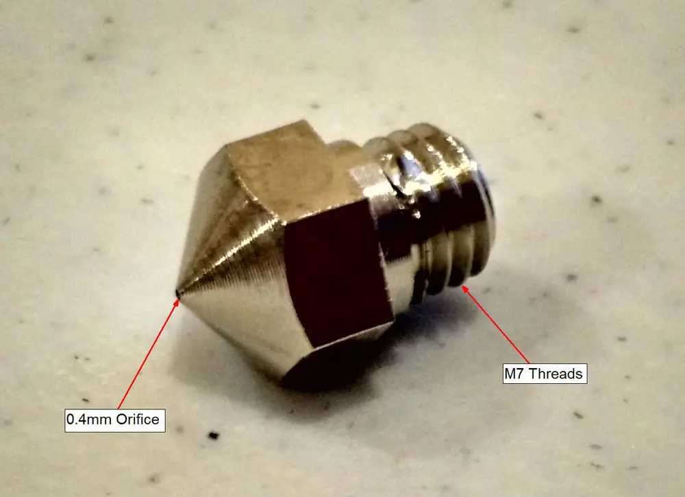 2 шт. латунная Форсунка для 3D принтера FlashForge Creator Pro 0 4 мм|nozzle mk10|mk10 nozzleflashforge nozzle |