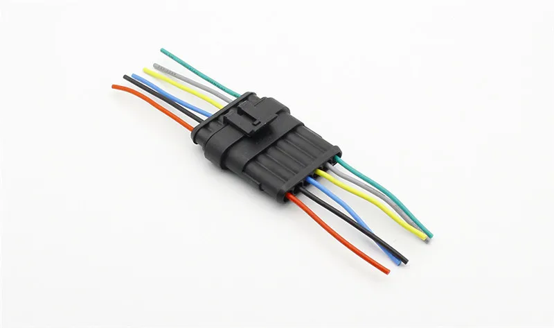 1 комплект 1/2/3/4/5/6 Pin AMP 1,5 мужского и женского разъем автомобильного Водонепроницаемый Разъемы разъем лампы для автомобиля