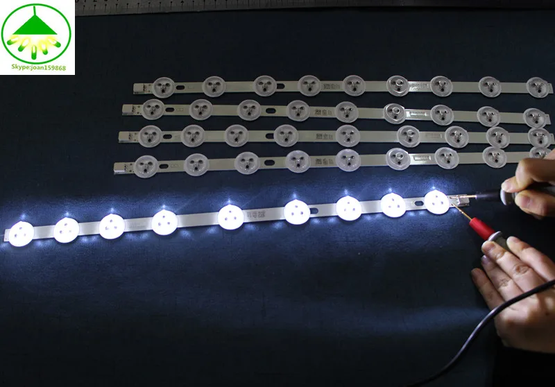 

New LED backlight strip For 40" NDV REV1.0 ABC 39PF3025D 40L1333DB P40LED13 VES390UNDC-01 VES400UNDC-01 VES400UNDS-02