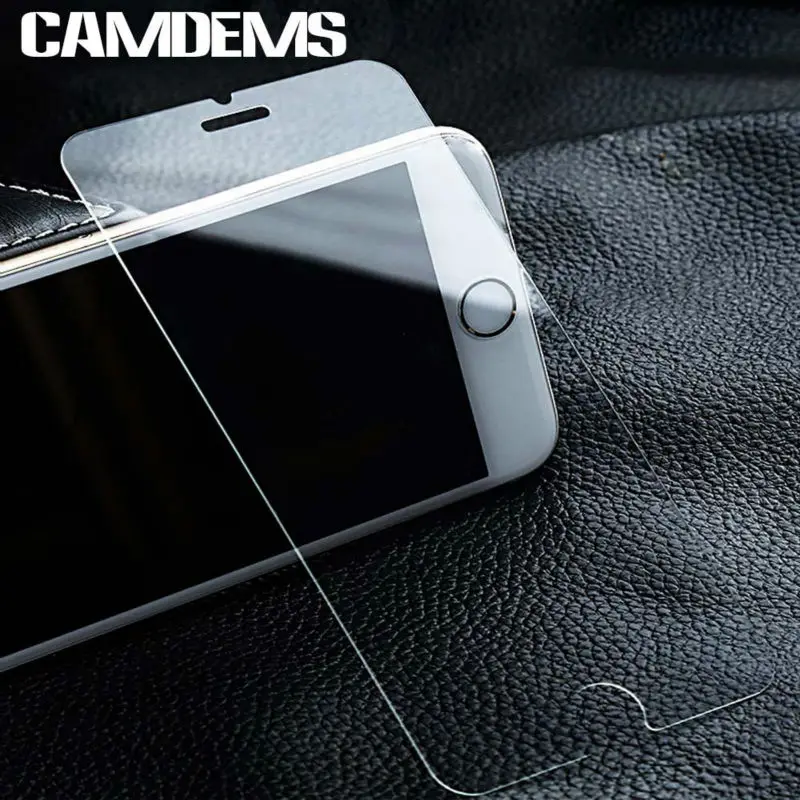 CAMDEMS 10шт/уп HD прозрачное закаленное стекло защитный экран для iPhone4s 5 6 6S plus 7
