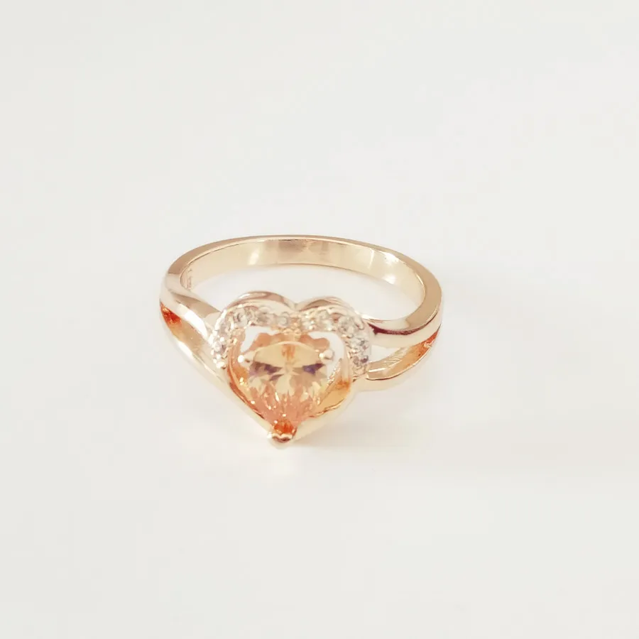 Новое Женское кольцо обручальные кольца модные ювелирные изделия в форме сердца