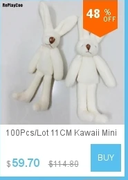 100 шт./лот Kawaii маленькие плюшевые мишки, набитые плюшем 3,5 см, игрушка плюшевый мишка, мини мишка, плюшевые игрушки, свадебные подарки 01301