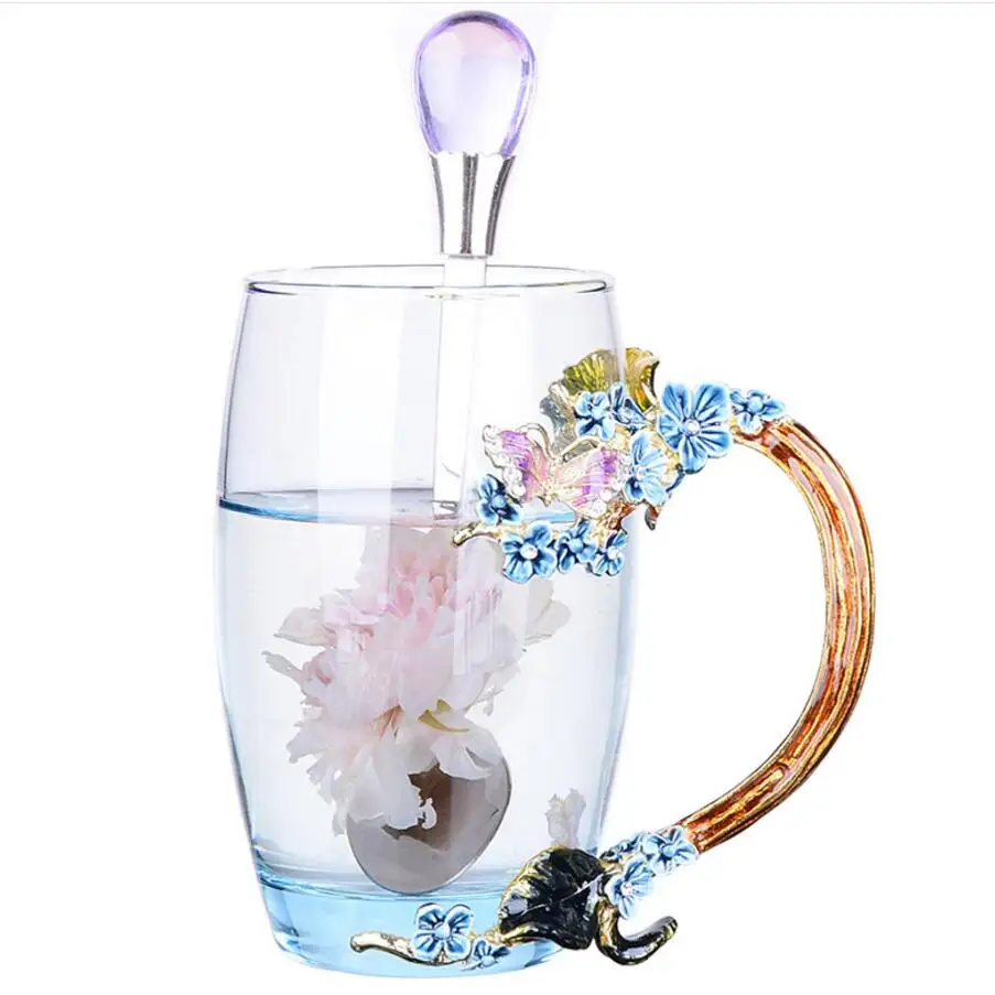 Креативная эмалированная чашка для воды стеклянная кружка эмалированные