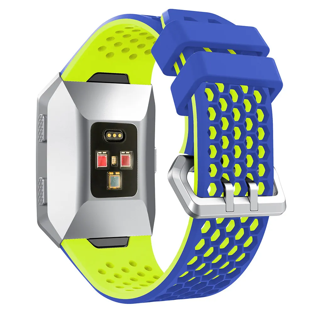 QFKJ-Ionic Сменные ремешки для часов для Fitbit ionic дышащие регулируемые ремешки для Fitbit ionic умные аксессуары большие маленькие браслеты - Цвет: QFKJ-Ionic