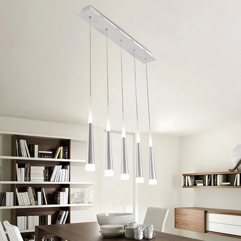 Коническая акриловая светодиодная лампа современные минималистичные