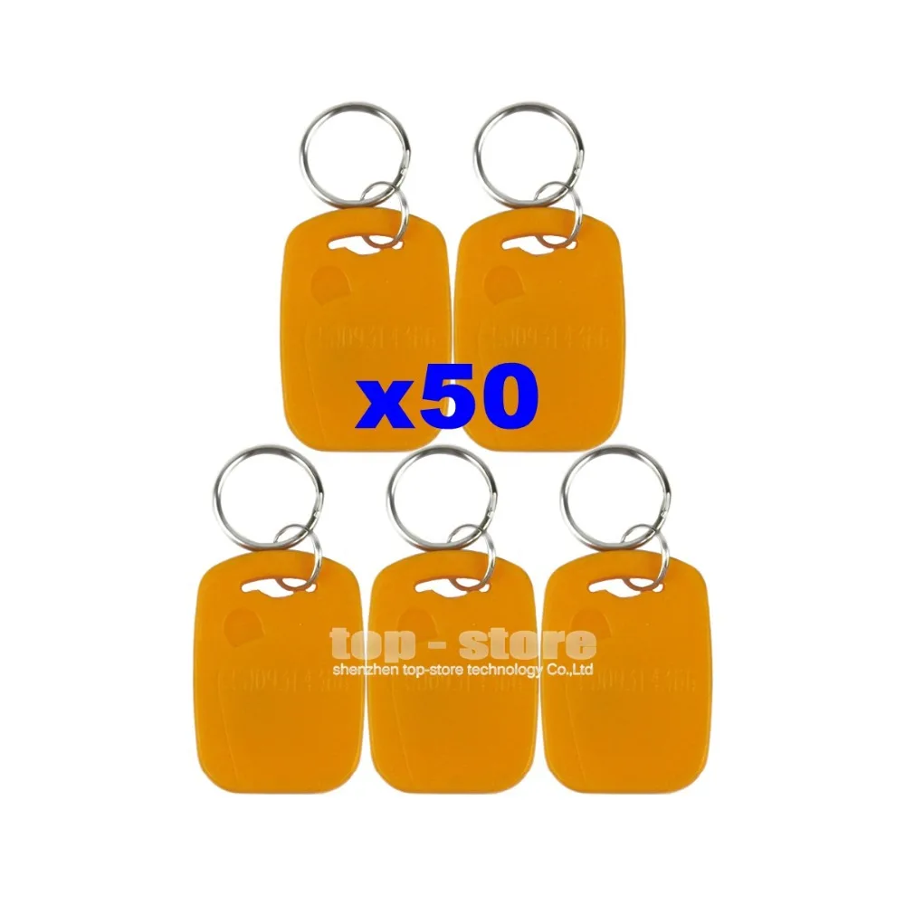 Брелоки DIYSECUR 50 шт./лот для контроля доступа RFID идентификационные карточки 125 кГц