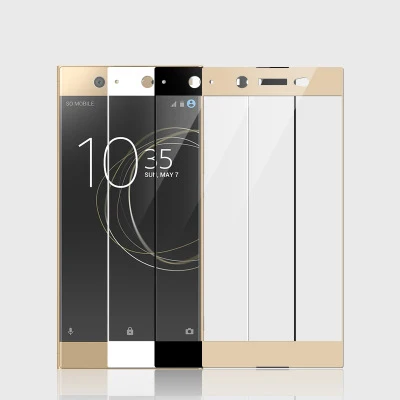 9H полное покрытие Точная Взрывозащищенная защитная пленка для экрана Sony Xperia XA1