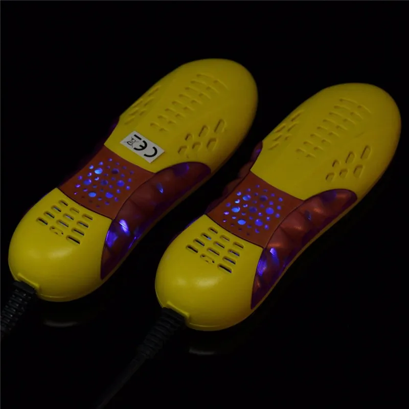 Shoe Dryer Foot Protector Boot Odor Deodorant 220V 10W EU Plug Race Car Shape Voilet Light Dehumidify Device Shoes Drier Heater