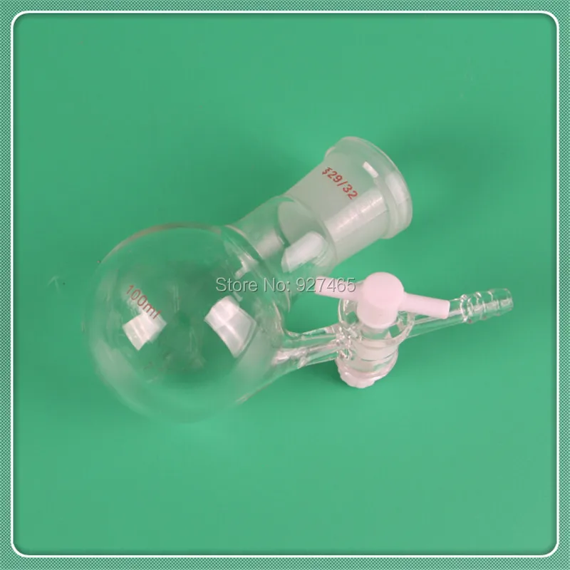 Азотные фляги круглое дно (шленк фляги) с PTFE стопкоком 100 мл | Канцтовары для офиса