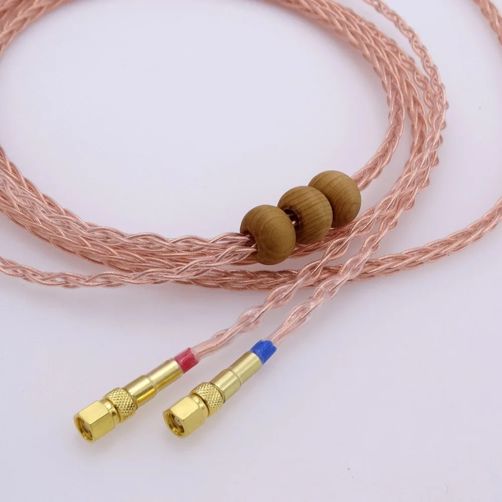 Кабель Hi-end для наушников 1 5 м Hi-Fi 8 ядер 5n Pcocc медный обновленный Hifiman He-5 He-6 He-400 He-500