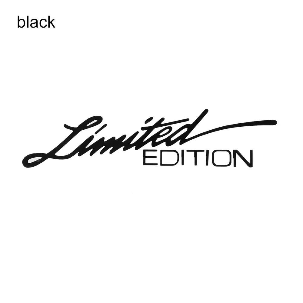 style1 black Наклейка на окно автомобиля, наклейка для автомобиля, ограниченная серия, креативный винил, черный/белый, универсальные аксессуары для стайлинга автомобилей, 16 см* 3,8 см - Название цвета: style1 black