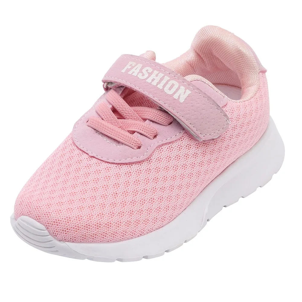 Kid Baby Boys Girls Letter Sport Running Breathable Mesh Sneaker Casual Shoes | Детская одежда и обувь
