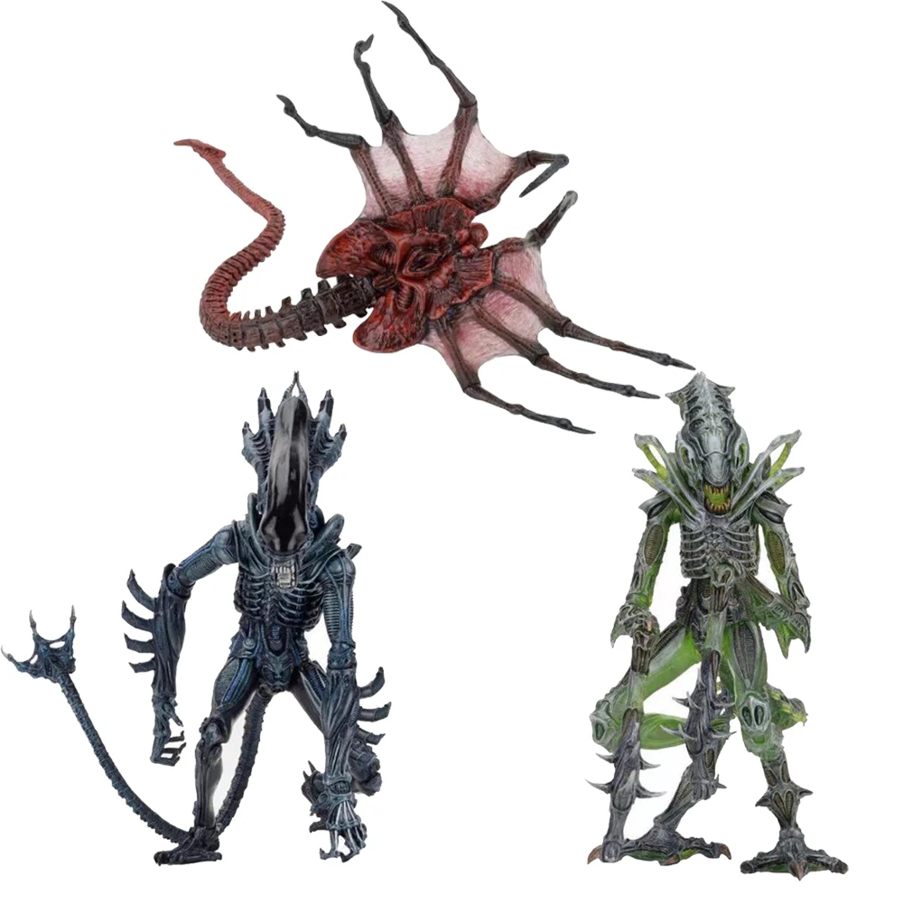 NECA AVP Aliens vs фигура хищника серии Queen Face Hugger Mantis Gorilla Alien PVC Фигурки Модель игрушки
