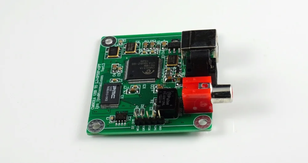 CM6631A USB для коаксиального оптического волокна SPDIF I2S преобразователь плата DAC 24 бит