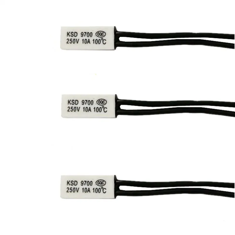 10 шт. нормально замкнутые термальные контроллеры KSD9700 А открытые NC/NO 50-150 градусов