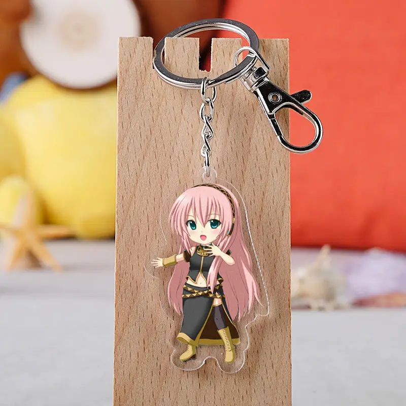Японское аниме Hatsune брелок Мику мультфильм фигурка автомобиля брелок держатель брелок лучший друг Выпускной подарок на Рождество