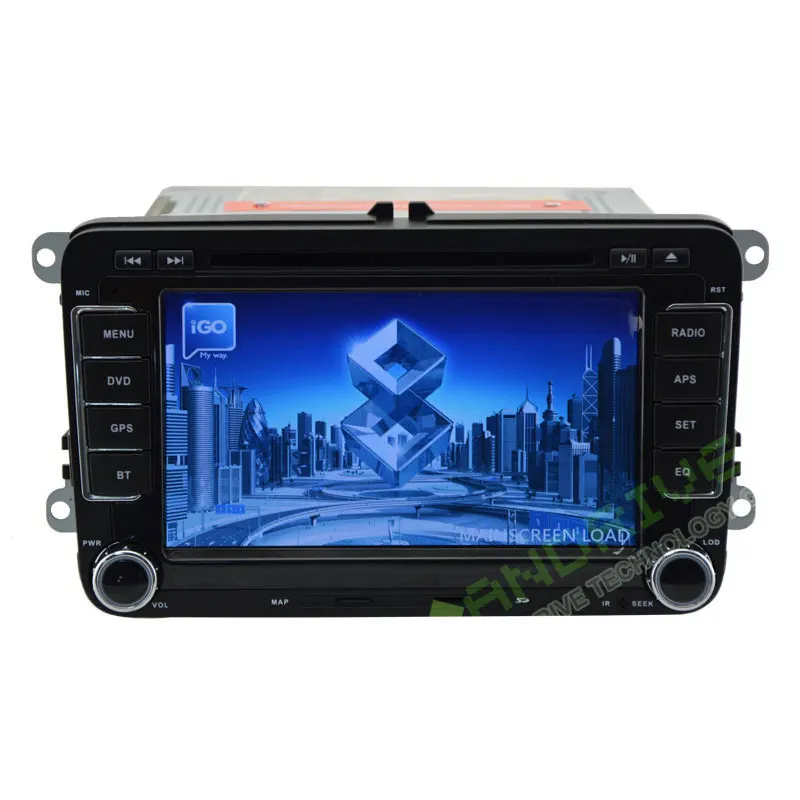 7 дюймовый емкостный экран Авторадио мультимедийный навигационный блок с Bluetooth RDS