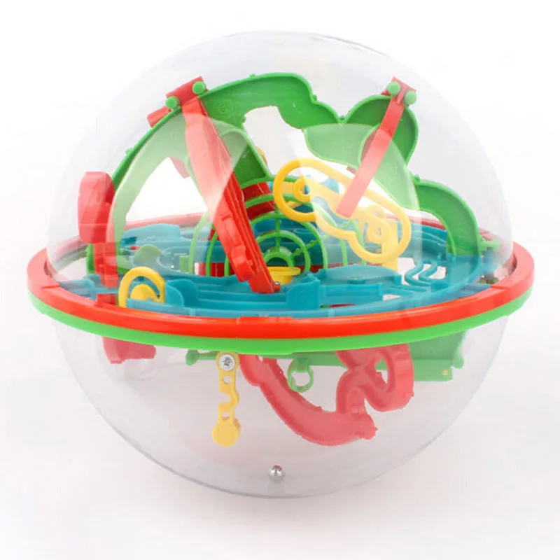 Новый 100 шагов 3D Сферический лабиринт мяч баланс логическая способность