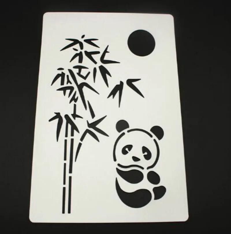 Бамбуковые панды инструменты для украшения тортов из мастики трафарет торта