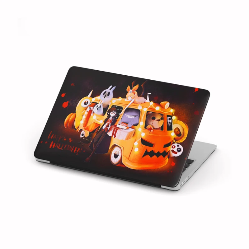 KOPWO Хэллоуин защитный футляр для ноутбука Apple Macbook Air Pro 11 12 13 15 дюймов мультфильм