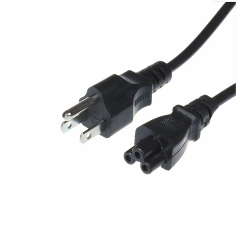 10 шт./лот высококачественный кабель питания с 3 зубцами американская вилка