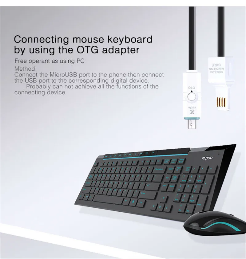 Многофункциональный СВЕТОДИОДНЫЙ Micro USB OTG Кабель Для Андроид Линии Передачи