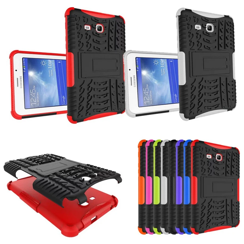 Heavy Duty For Samsung Tab 3 lite T110 Case Armor PC&ampTPU Shockproof Cover for Galaxy Lite 7.0'' T111 | Компьютеры и офис