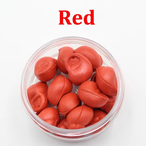 15 шт., приманка для ловли карпа, Boilie, форма улитки, Pop Up Boilies, No Scence, поддельная пена, кукурузная приманка, Эва, приманка, Способ подачи, рыбалка - Цвет: Red